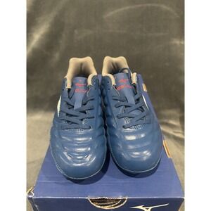 Mizuno Rebula Cup Select Jr. Soccer‎ Shoe, Navy, 1 US Unisex Big Kid